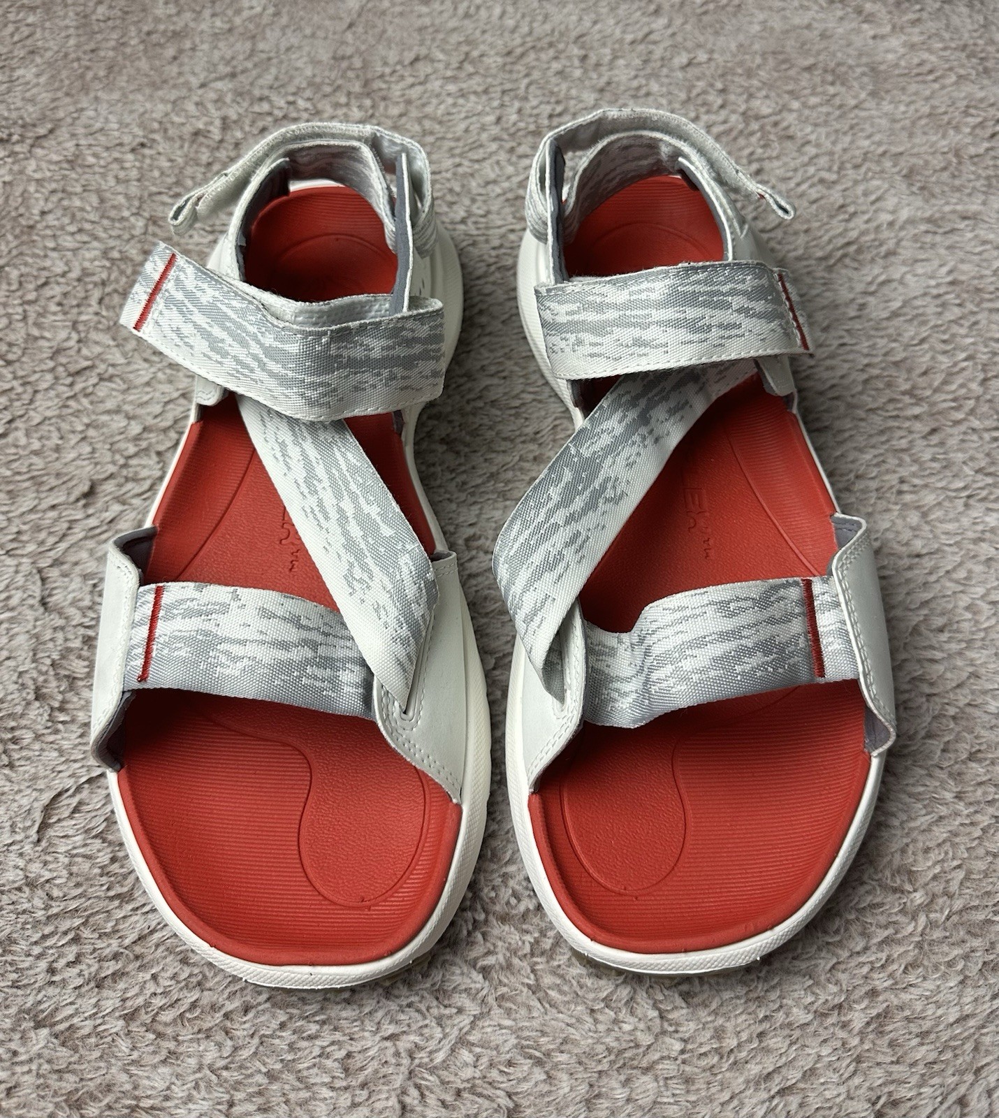 Timberland Men’s Size 7 Motion Dune White Webbing Backstrap Sandal New