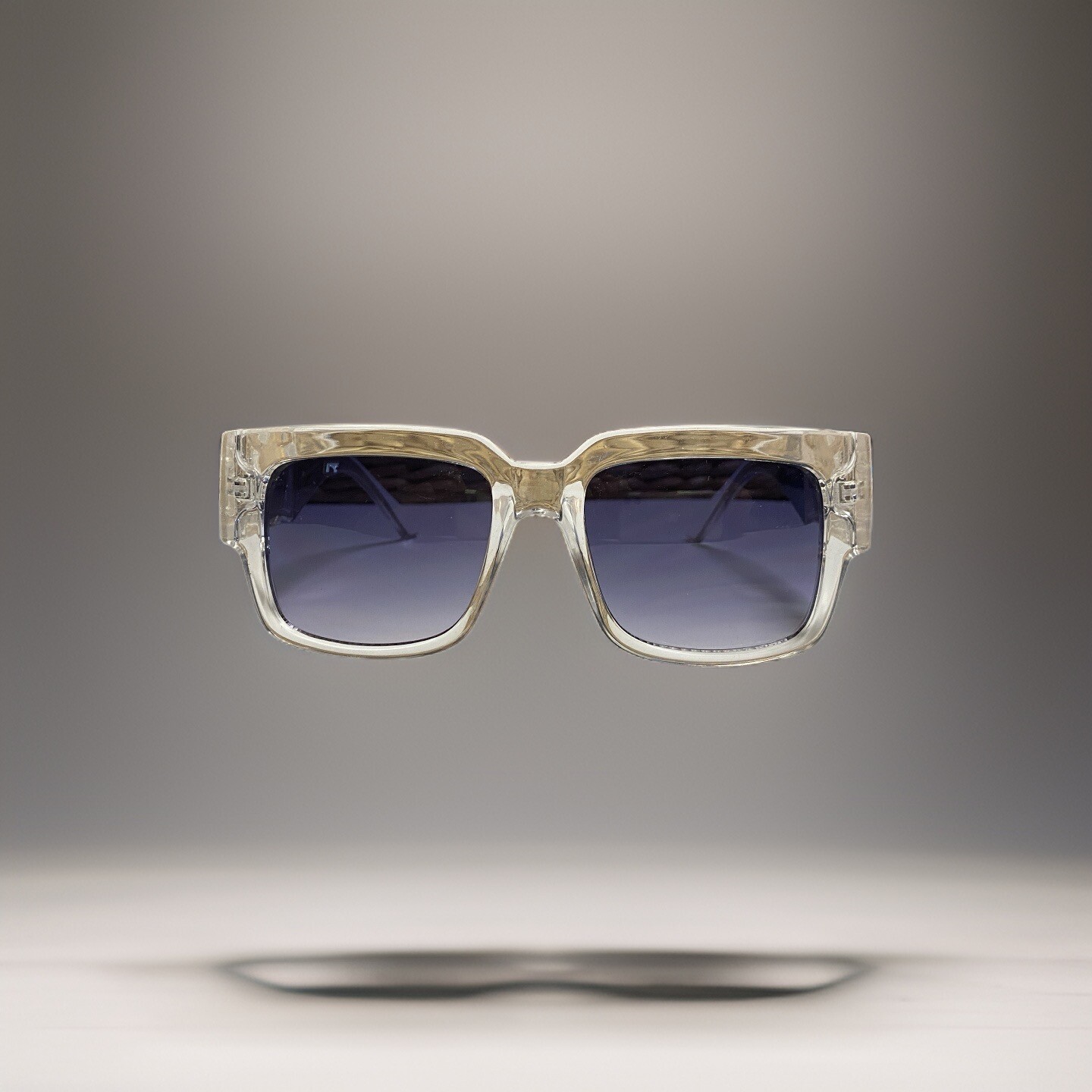 Sunglasses Flat Top Men Women Lion Head Gold Medallion Hip Hop Rapper Black Lens