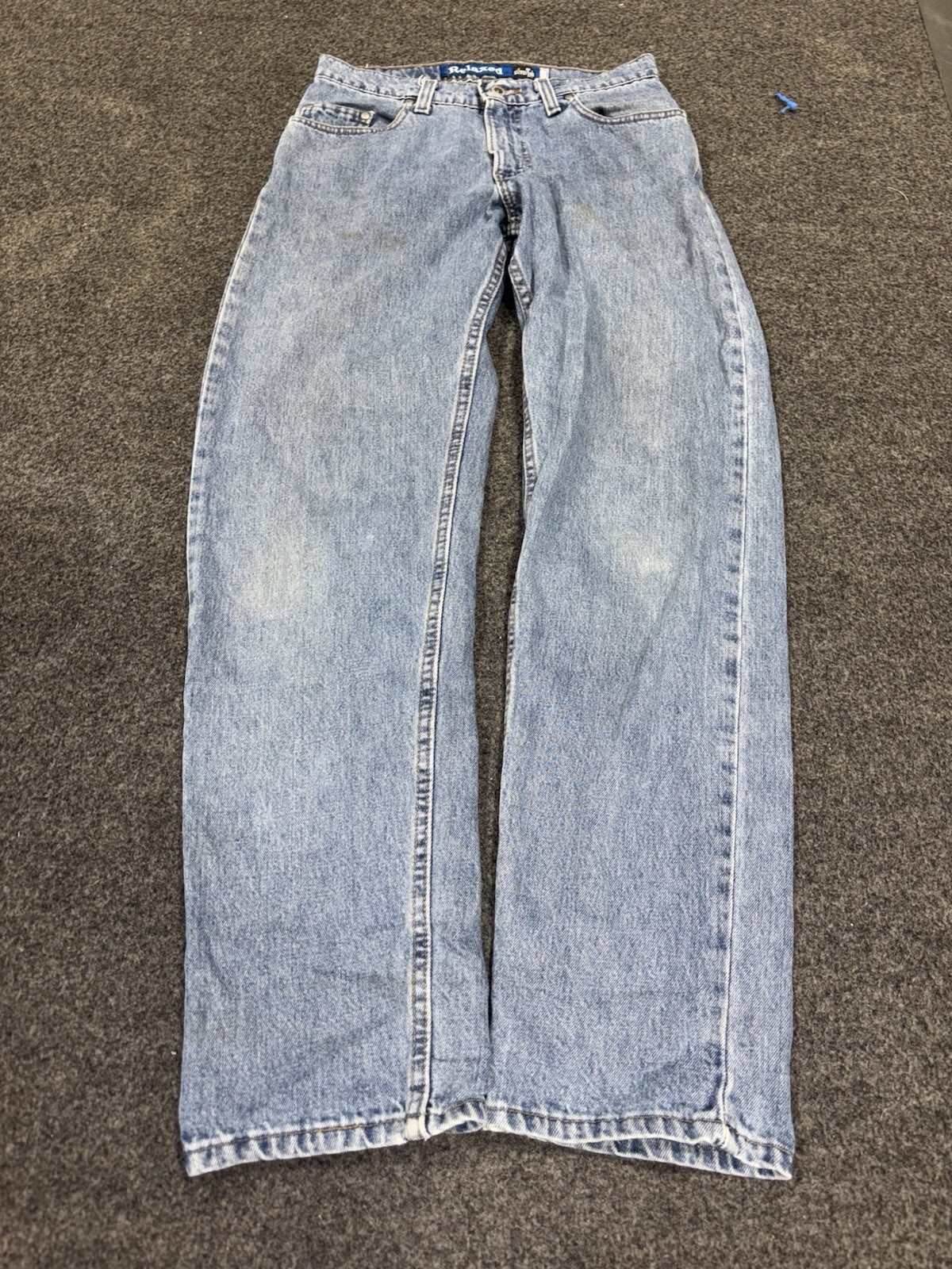 Levi’s SilverTab Relaxed Jeans Mens 30×32 Light Wash Baggy Skater Y2K USA
