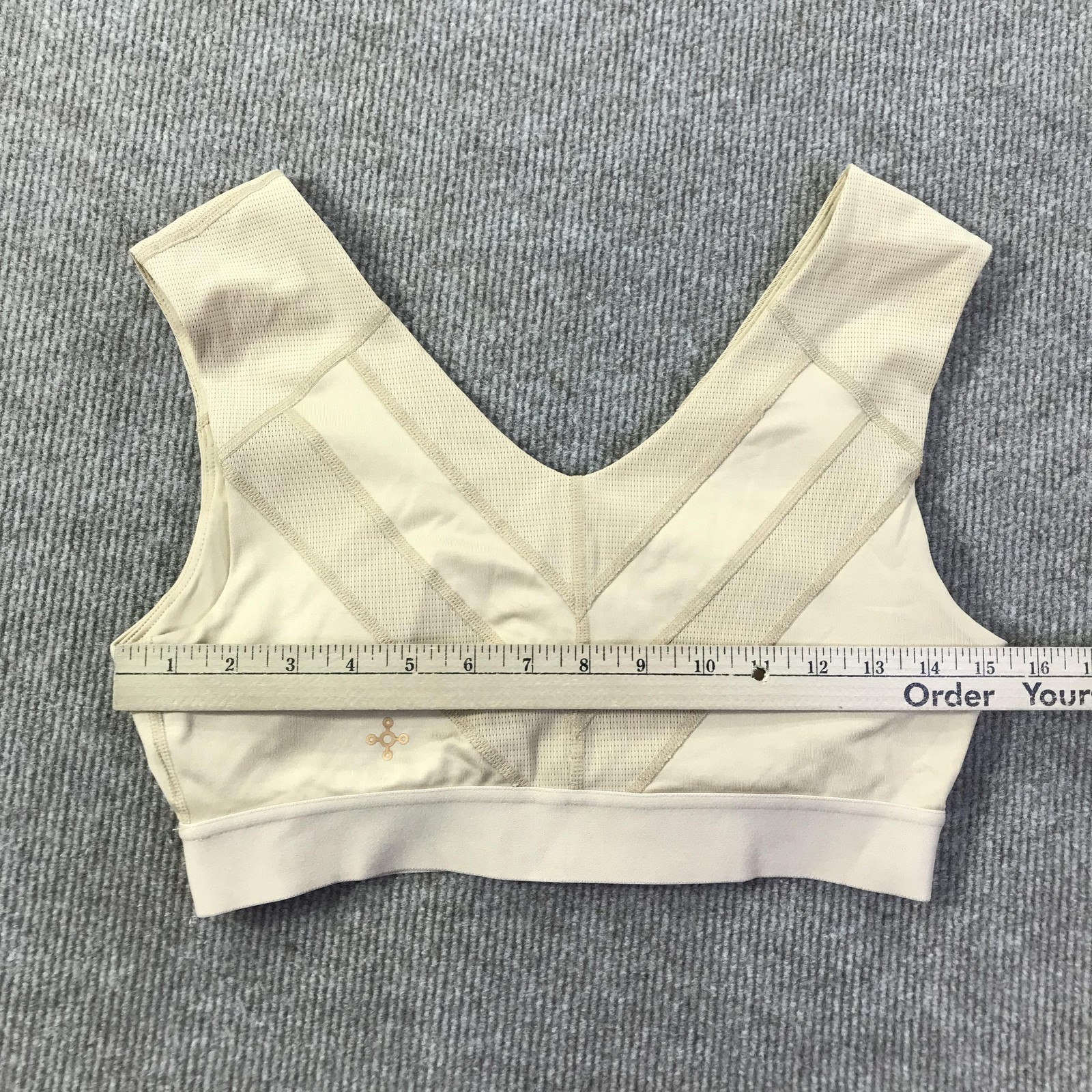 Tommie Copper Shoulder Support Sports Bra Womens Large Zip Front Activewear