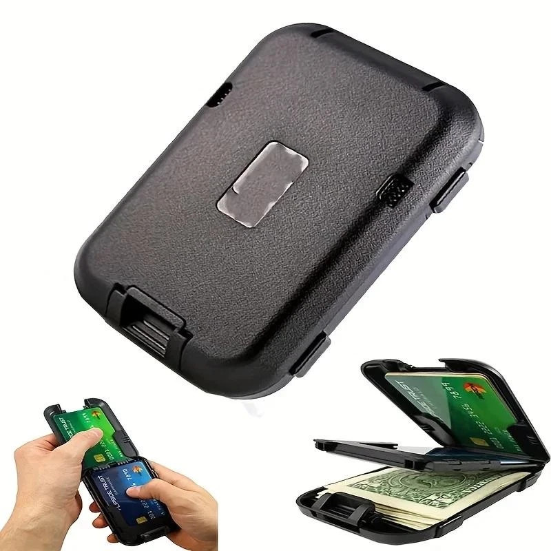 Slim Mint Wallet Ultra-Thin RFID-Blocking, AS-SEEN-ON-TV ID Theft Protection New