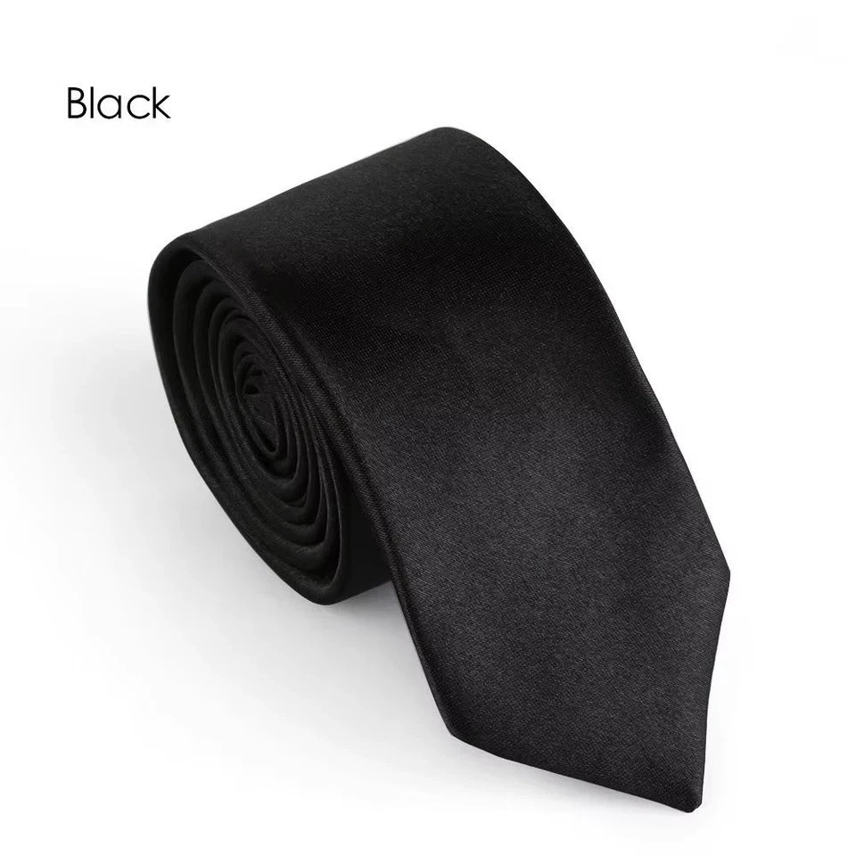 New Men’s Dress Tie Solid Color Classic Neck Tie Necktie Wedding Formal USA