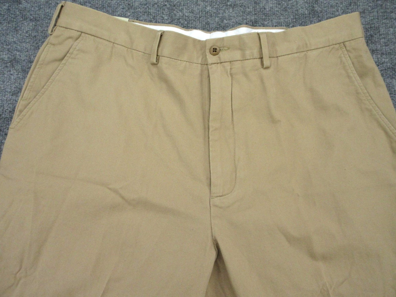 Daniel Cremieux Pants Mens 40×30 (Hem’d 40×28) Brit Khaki Vence Chino Flat Front