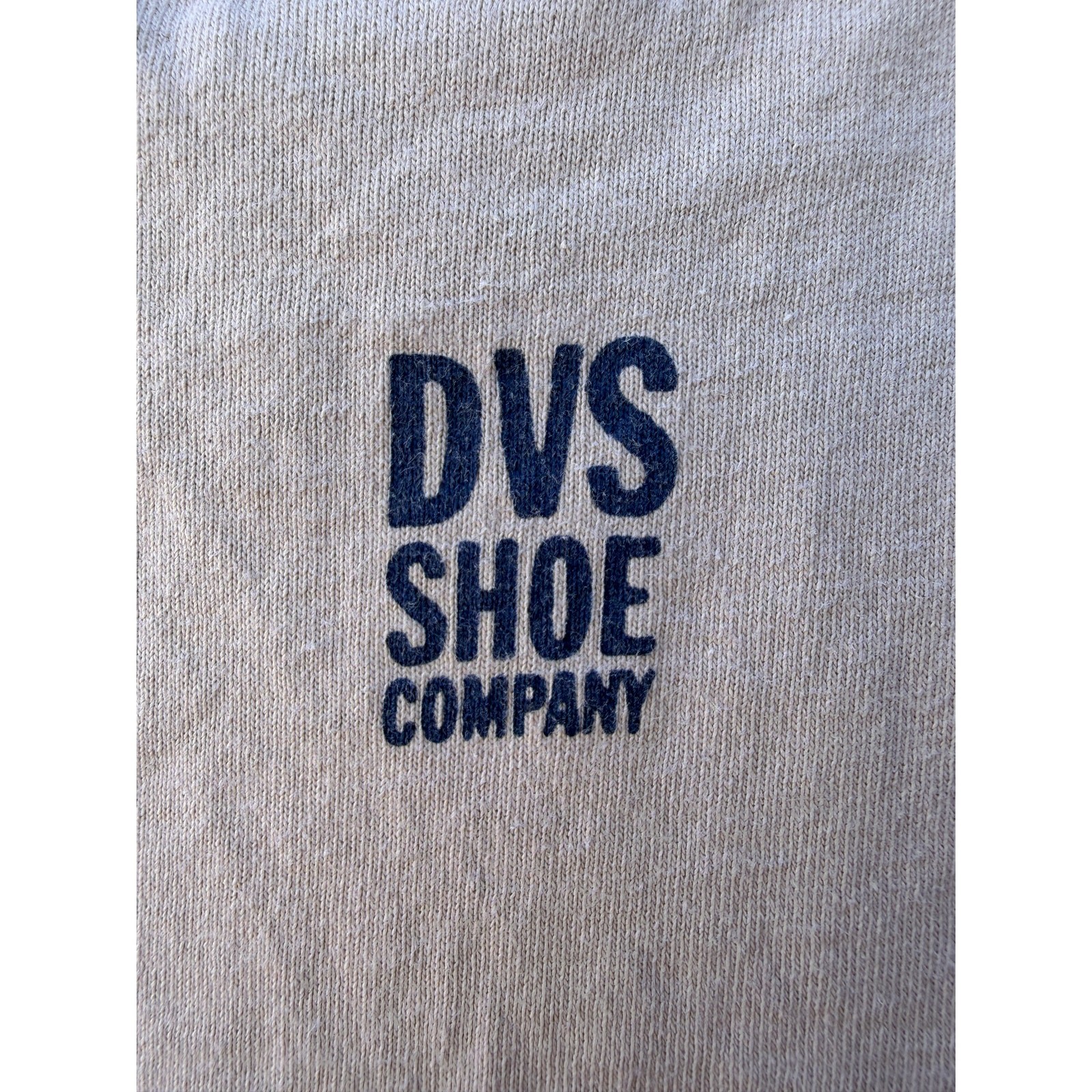 DVS Skate T Shirt Mens Large Beige Graphic Logo Streetwear
