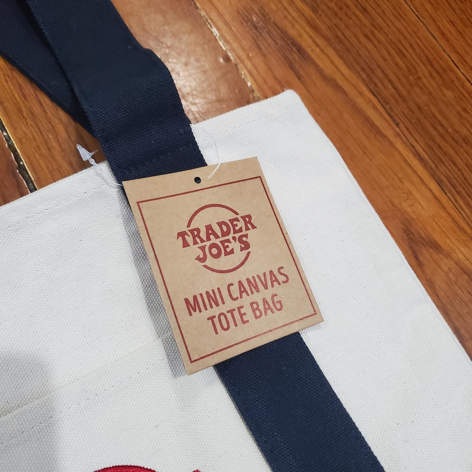 Trader Joe’s Canvas Tote Shopping Bag – MINI CLASSIC NAVY BLUE – NEW with TAGS
