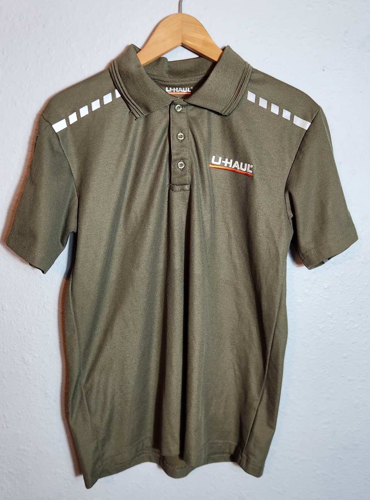 U-Haul Uniform Short Sleeve Polo Shirt Size Small Logo