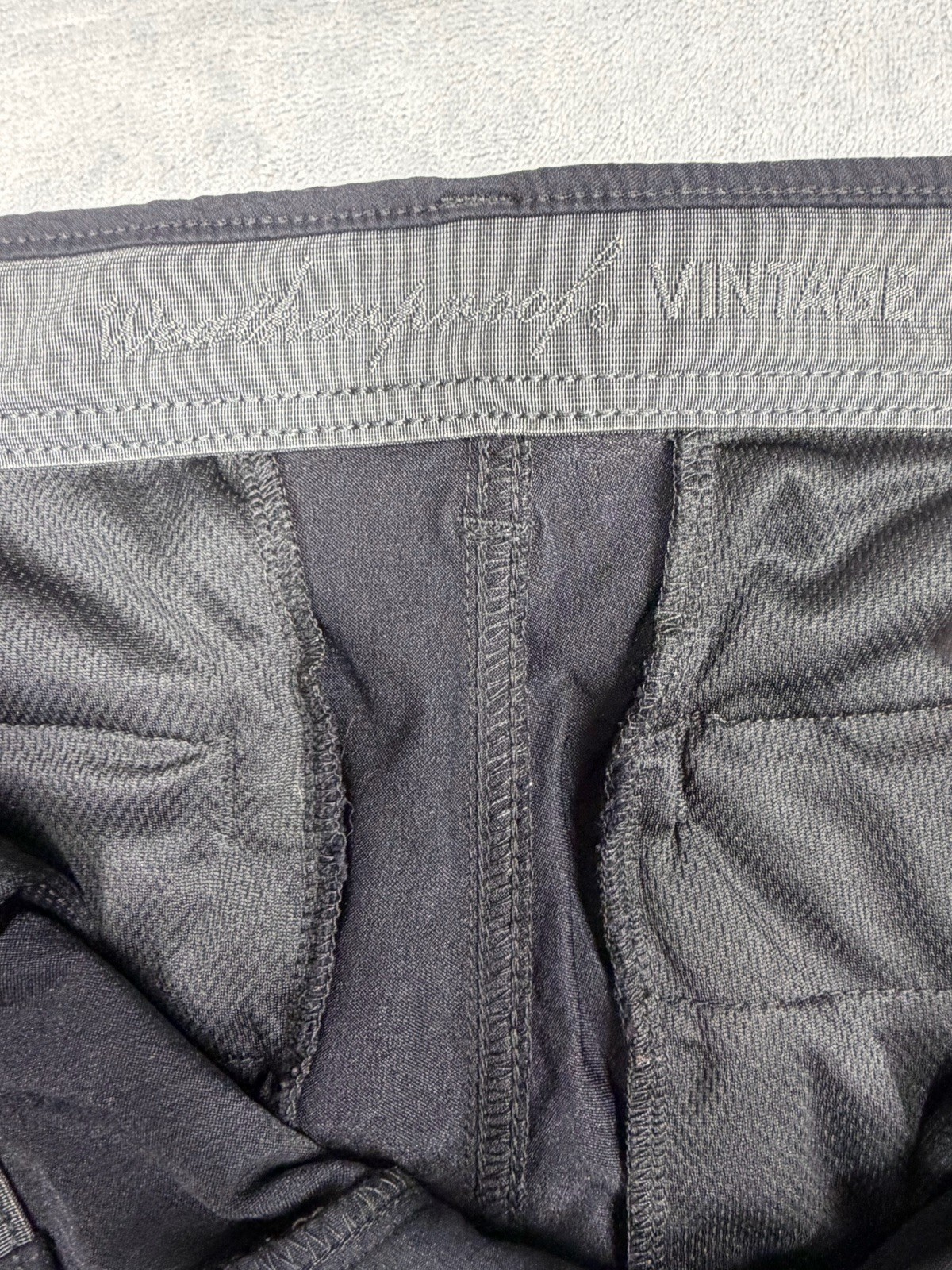 Weatherproof Vintage Men’s Black Slim Straight Stretch Pants 34W