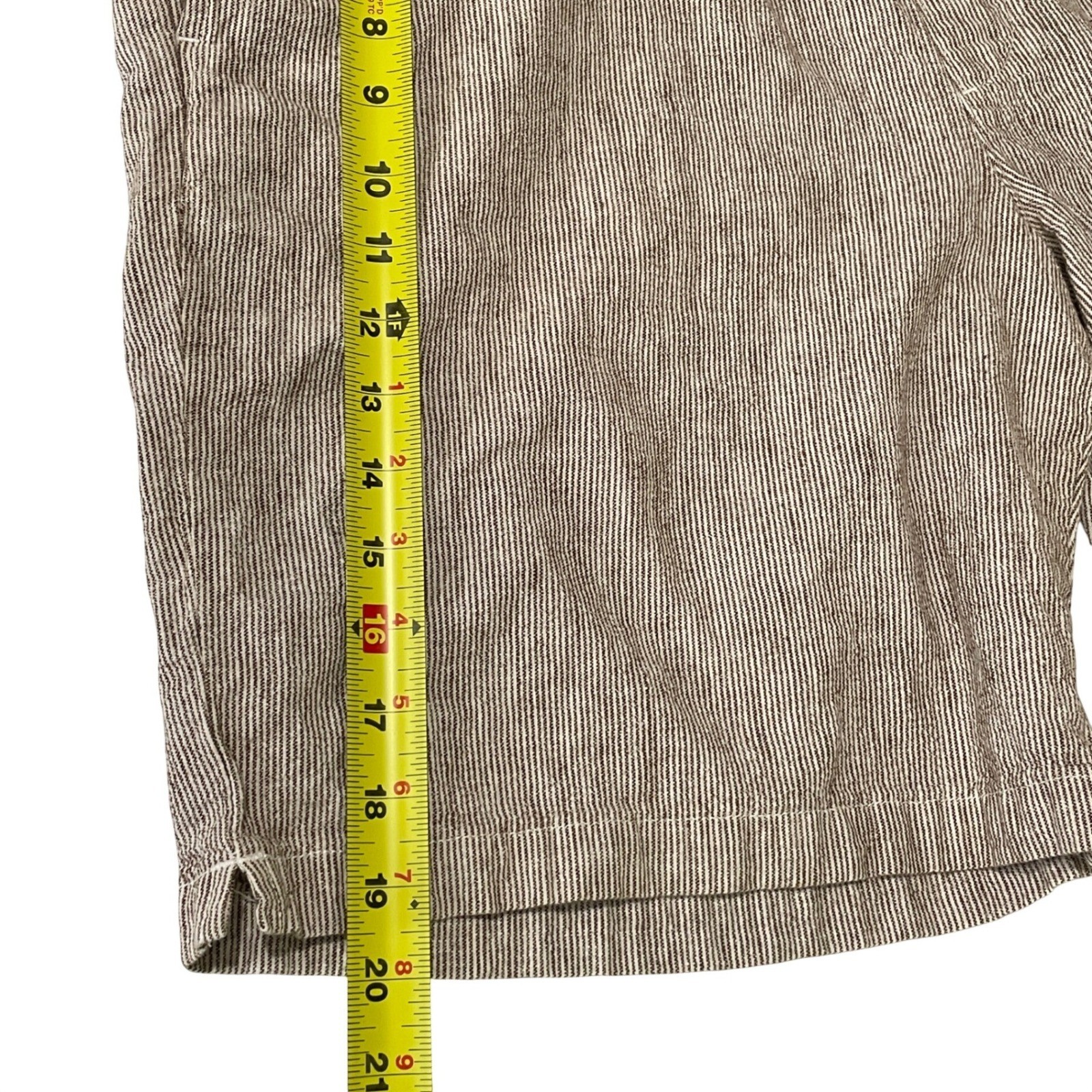 Banana Republic Linen Blend Easy Short Mens XL 9″ Pull On Resortwear Minimalist