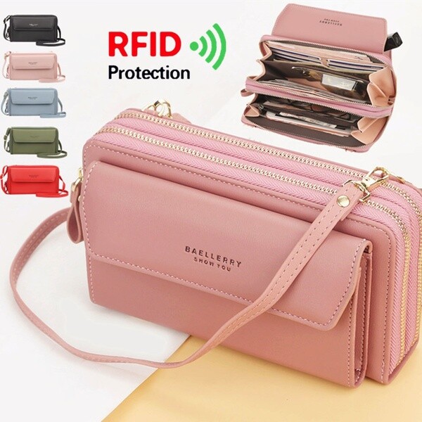 Women Small Crossbody Shoulder Bag Phone Bags Card Holder Wallet Purse Handbag