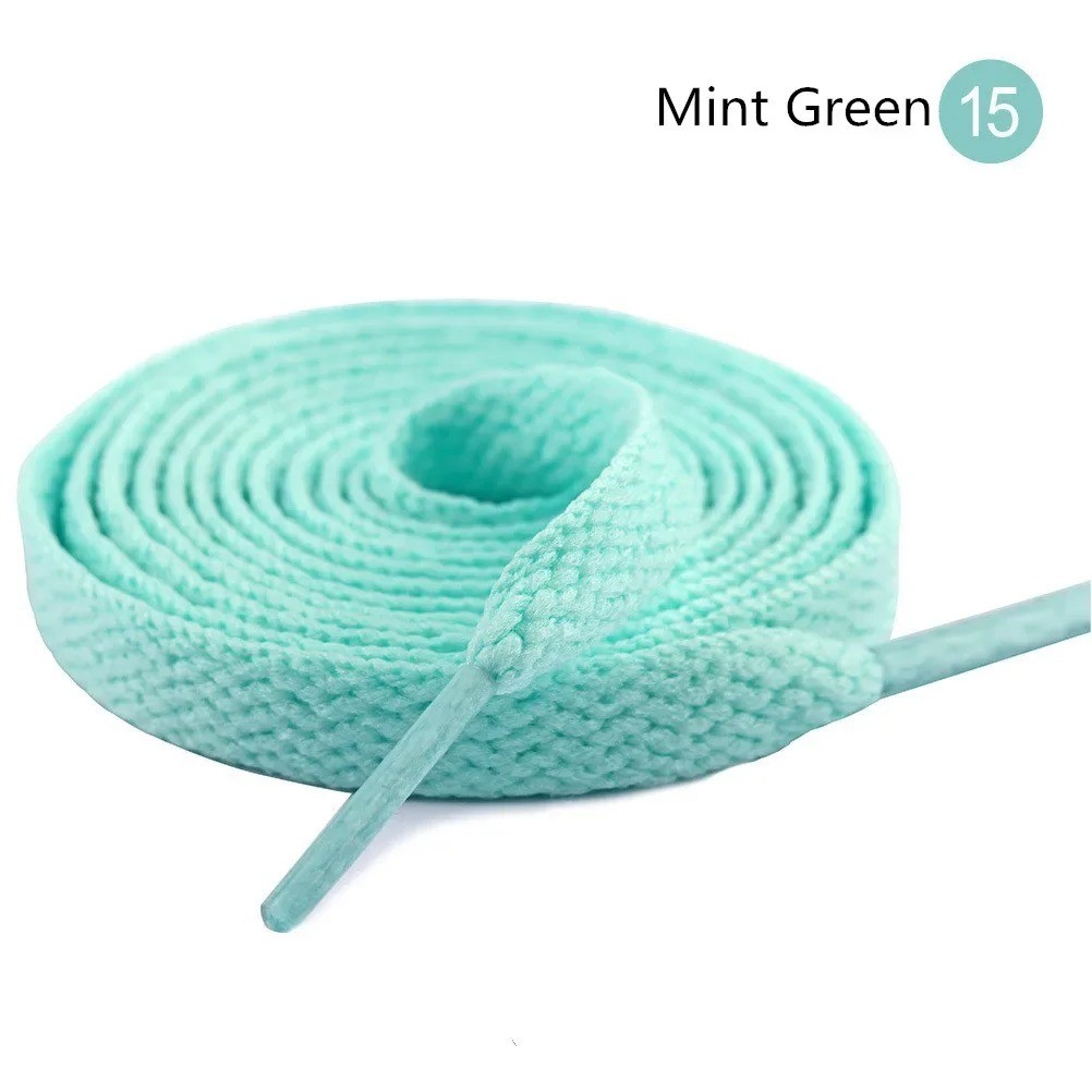 Fat Shoelaces Thick Flat 3/4″ Wide Shoelaces Solid Color for All Shoe Types