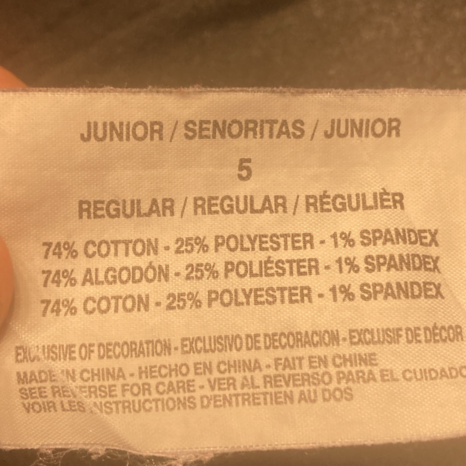 L.E.I Junior’s Emma Jegging Gray Jeans Size 5, Elastic Waist 26-30 Inseam 28
