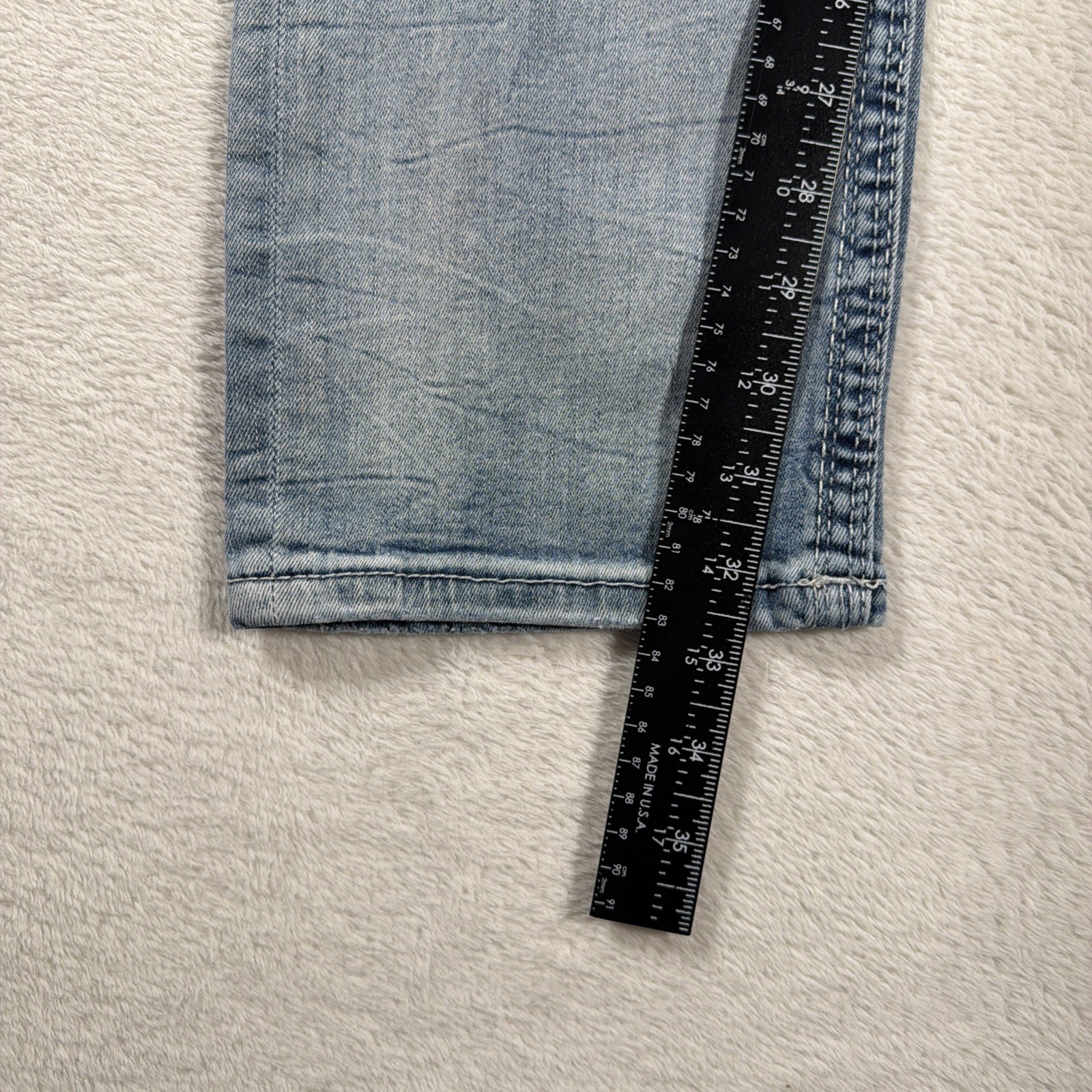 BKE Alec Men’s Straight Jeans 32×32 Light Wash Stretch Denim