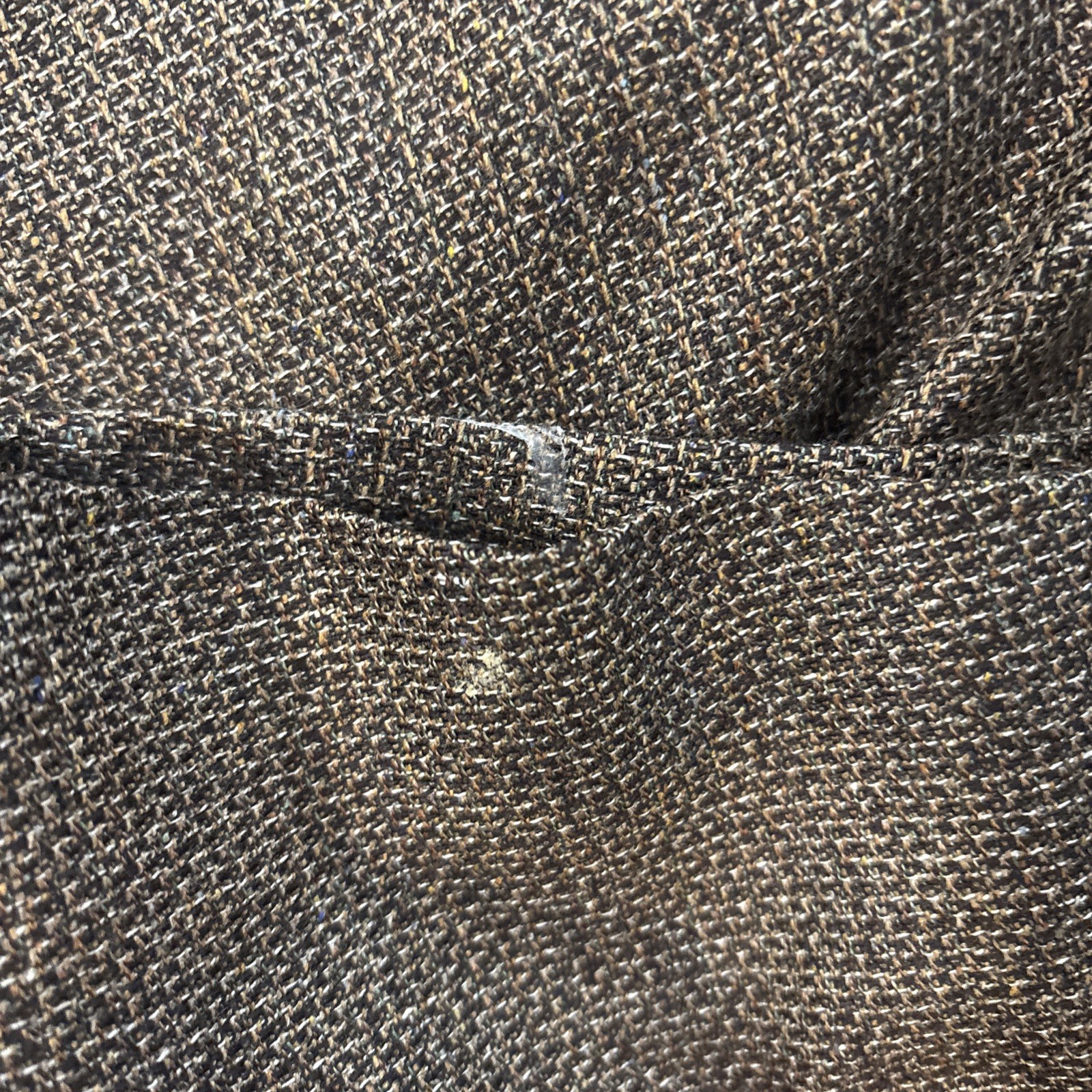 Hart Schaffner Marx Men’s Brown Suit Jacket Size 48L Made In USA