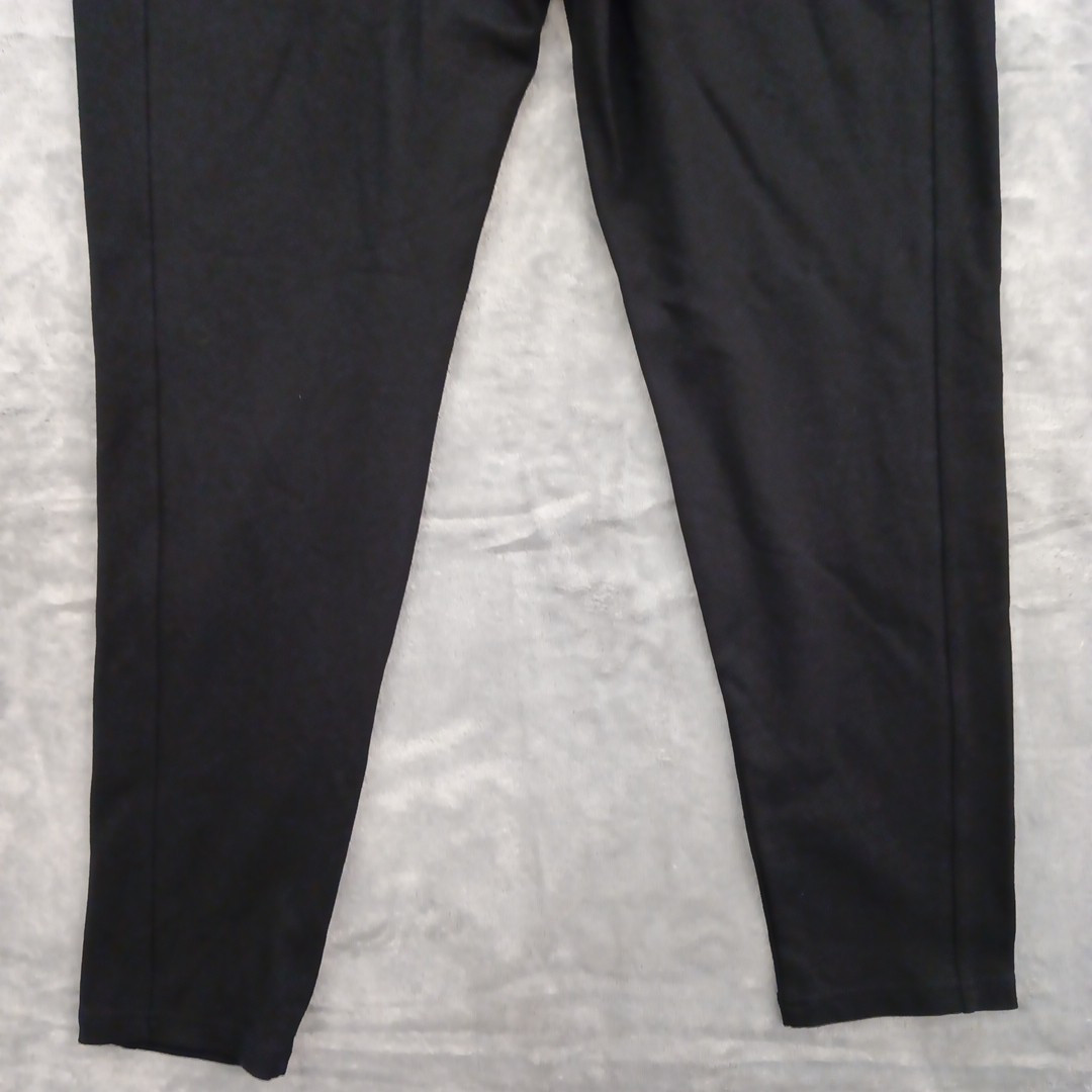 Orvis Ankle Pants Womens Medium Black Tapered Pull On Zipped Pockets 33×28