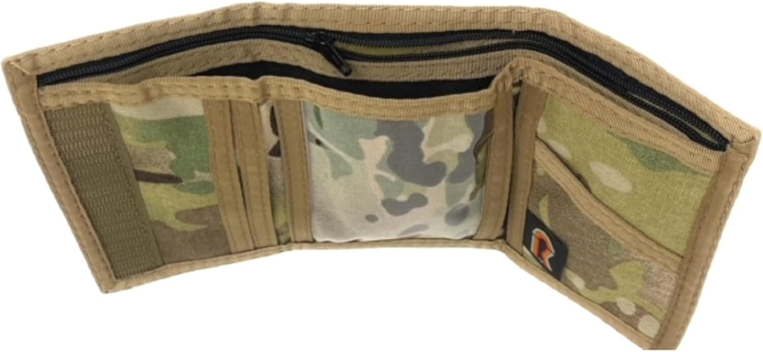 Rainbow of California Trifold Wallet Multicam Camo Made in USA Nylon Tactical ID