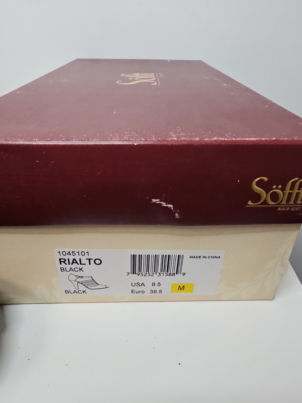 Sofft Rialto Black Strappy Open Toe Dress Sandals Women’s Size 8.5 NIB