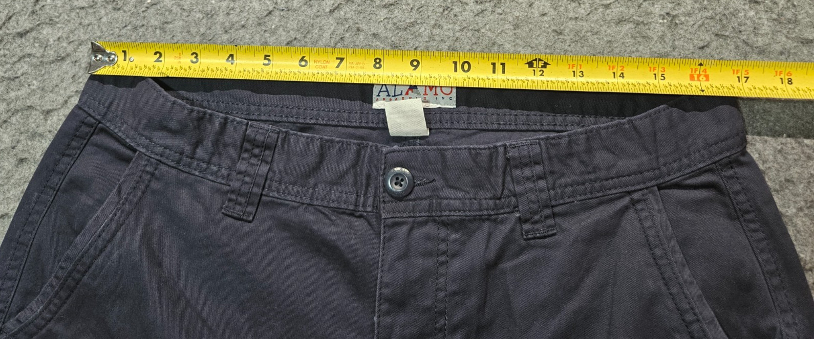 Alamo navy blue cargo pants men size 34×30
