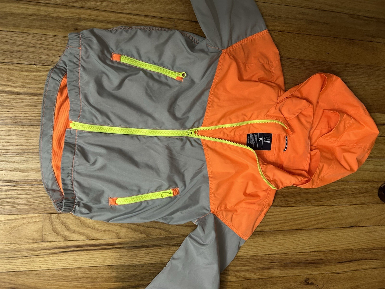 GAP Kids 100% Recycled Polyester Colorblock Windbuster Size S