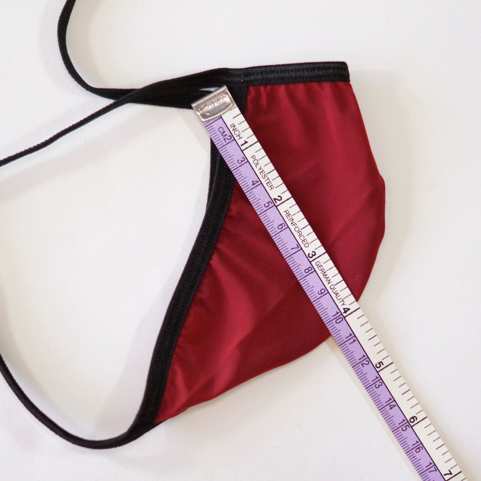 K7992 K799 Mens Triangle Back String Posing Thong Contoured Pouch Silky Soft