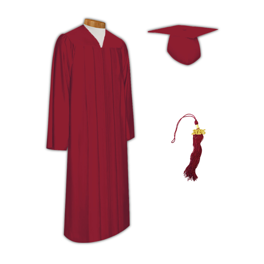 2026 Matte Graduation Cap and Gown with Tassel by Grads4Good
