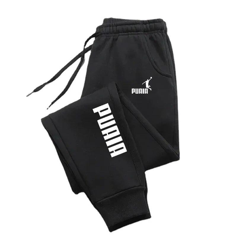 Puaia Print Men’s Pants Autumn/winter New Sport Jogging Trousers Fitness Loose F