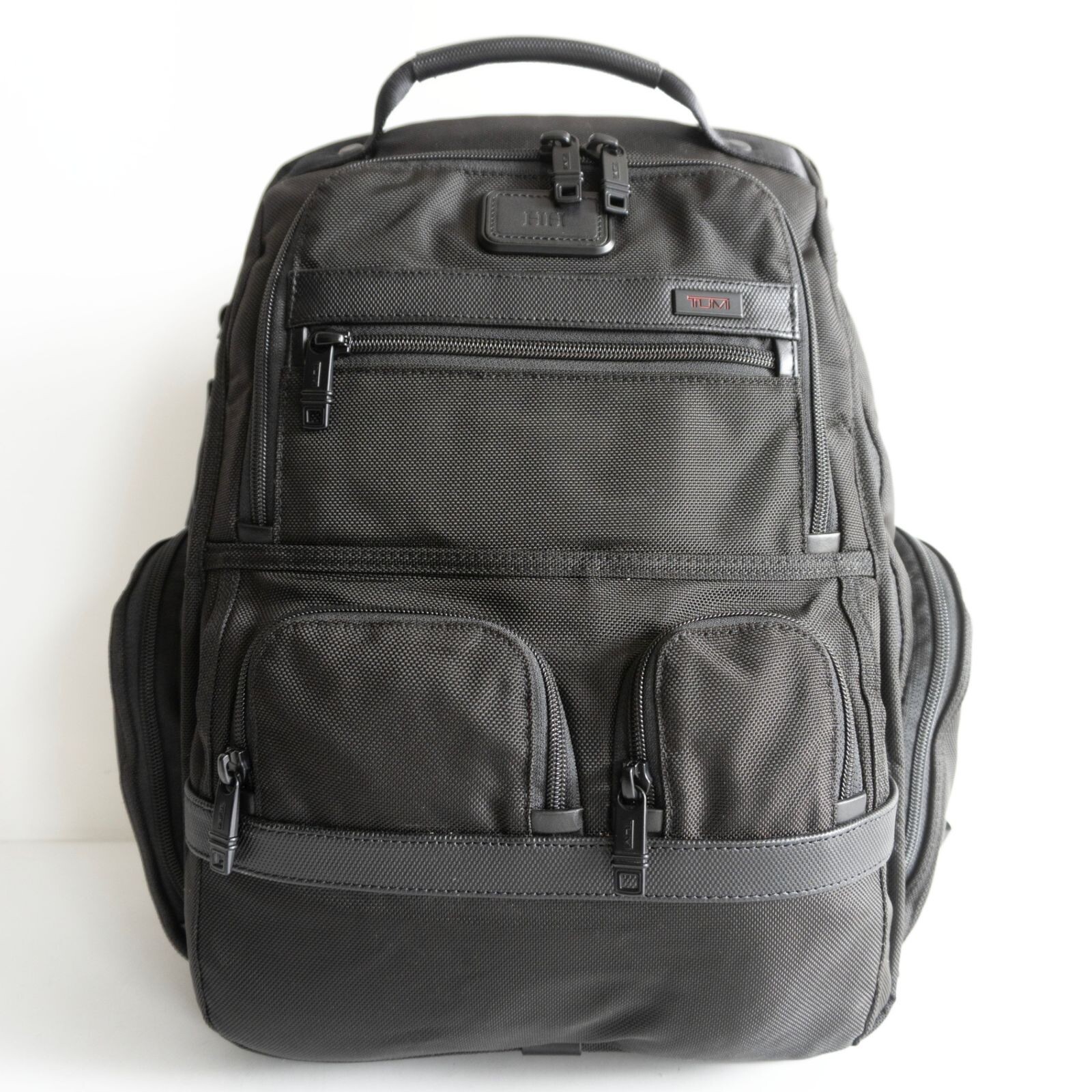 TUMI Alpha 2 Compact Laptop Backpack Black Business Bag 26173D2 Authentic