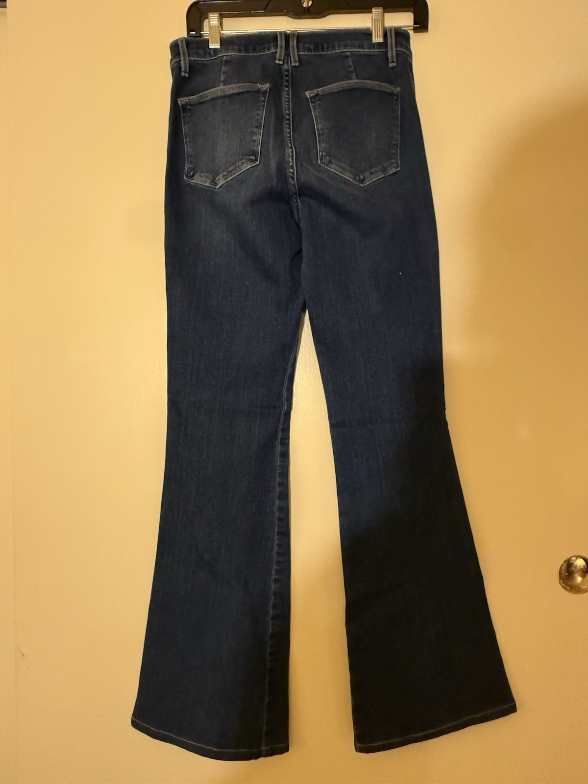 FRAME Le High Flare Jeans Womens 27 Blue Medium Wash High Rise Stretch