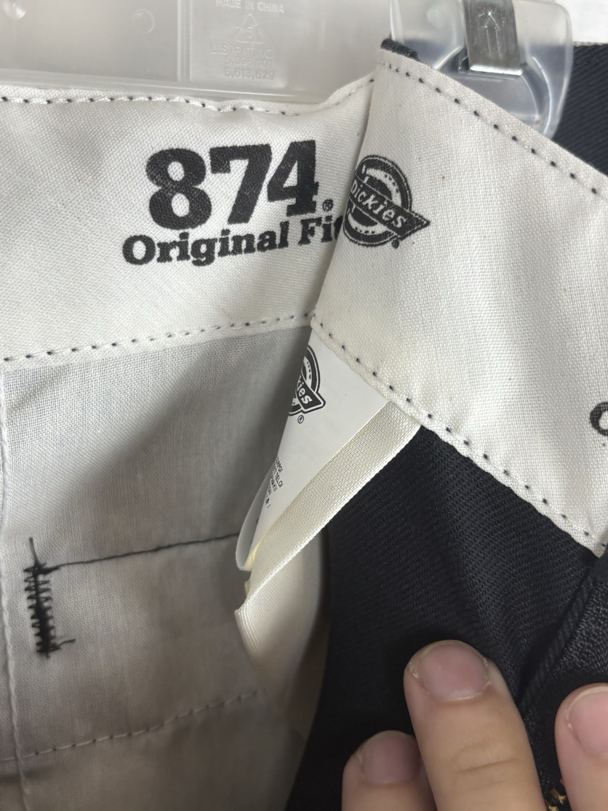 Dickies 874 Work Pants Original Fit 32×32 Mens Black
