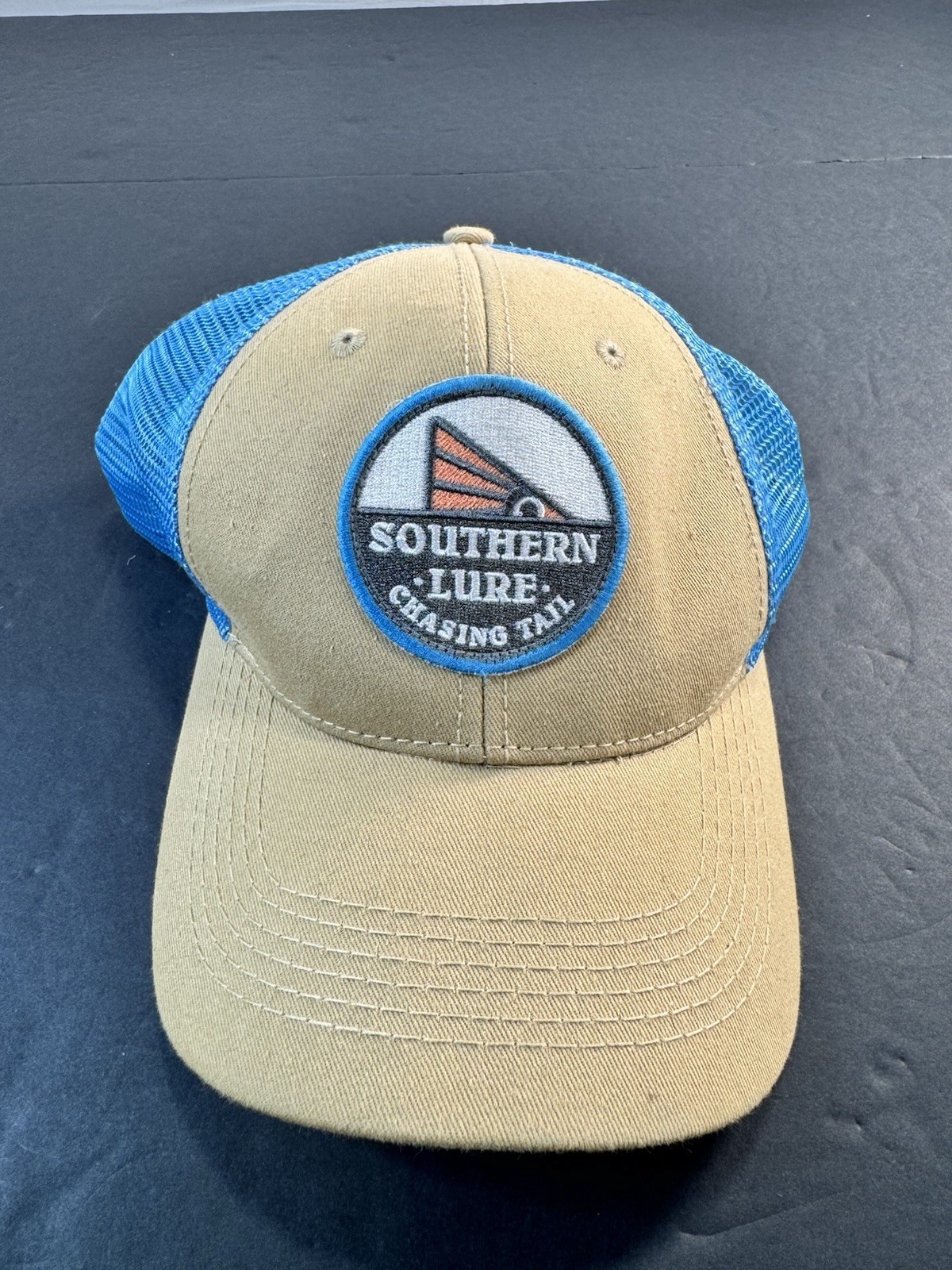 Southern Lure Chasing Tail Adjustable SnapBack Trucker Hat Mesh Back Fishing