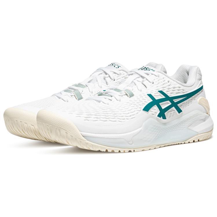 Level SS/New – ASICS Gel Resolution 9 White Pitch Green – 1041A435-101