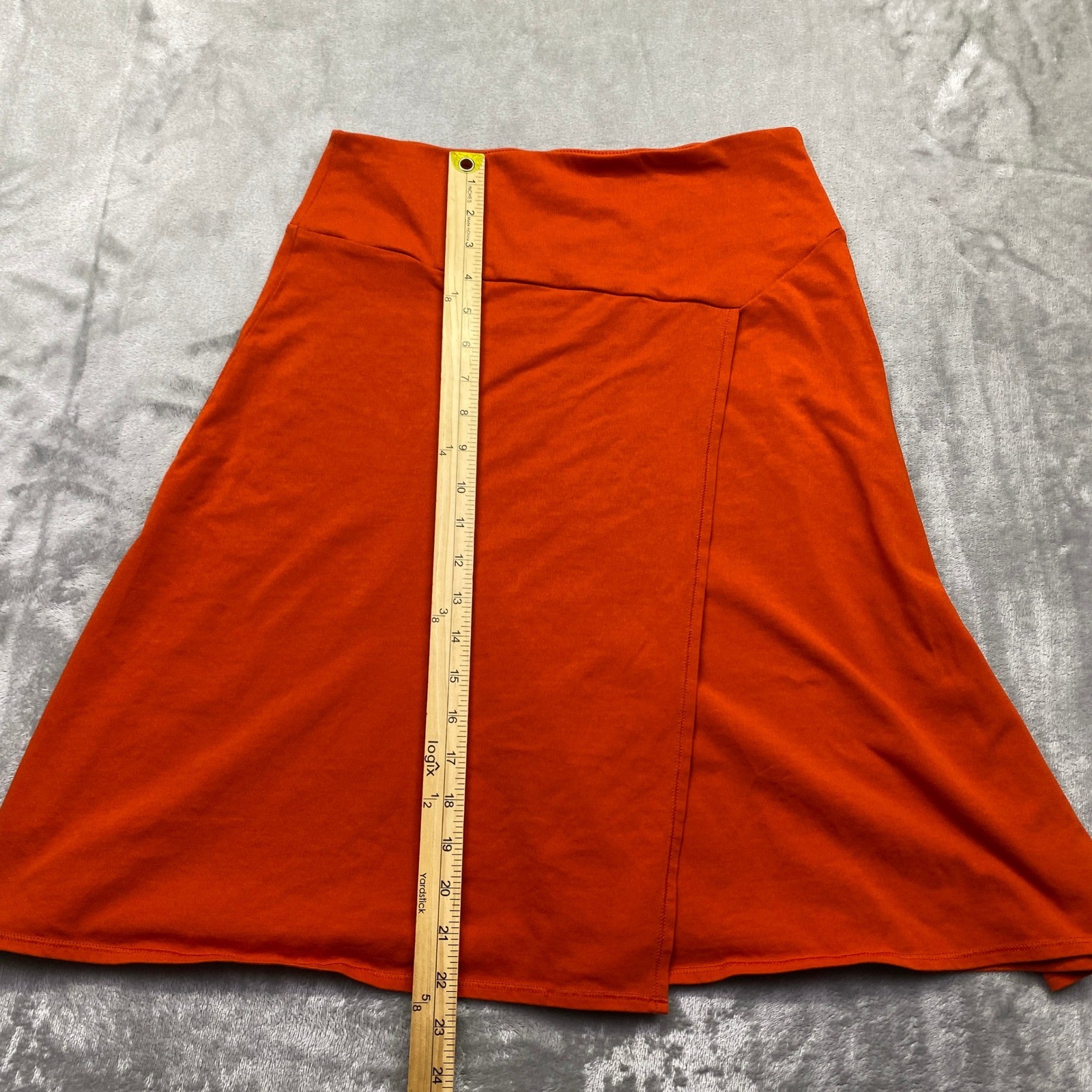 Patagonia Vitaliti Skirt 58435 Womens XS Orange A-Line Faux Wrap Fits 26.5″