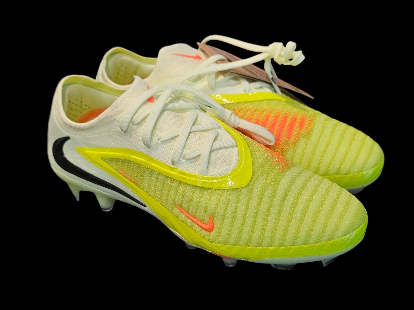 Size 5.5 Nike Phantom 6 Low Elite FG Hyper Crimson Black Limelight HJ2146-801