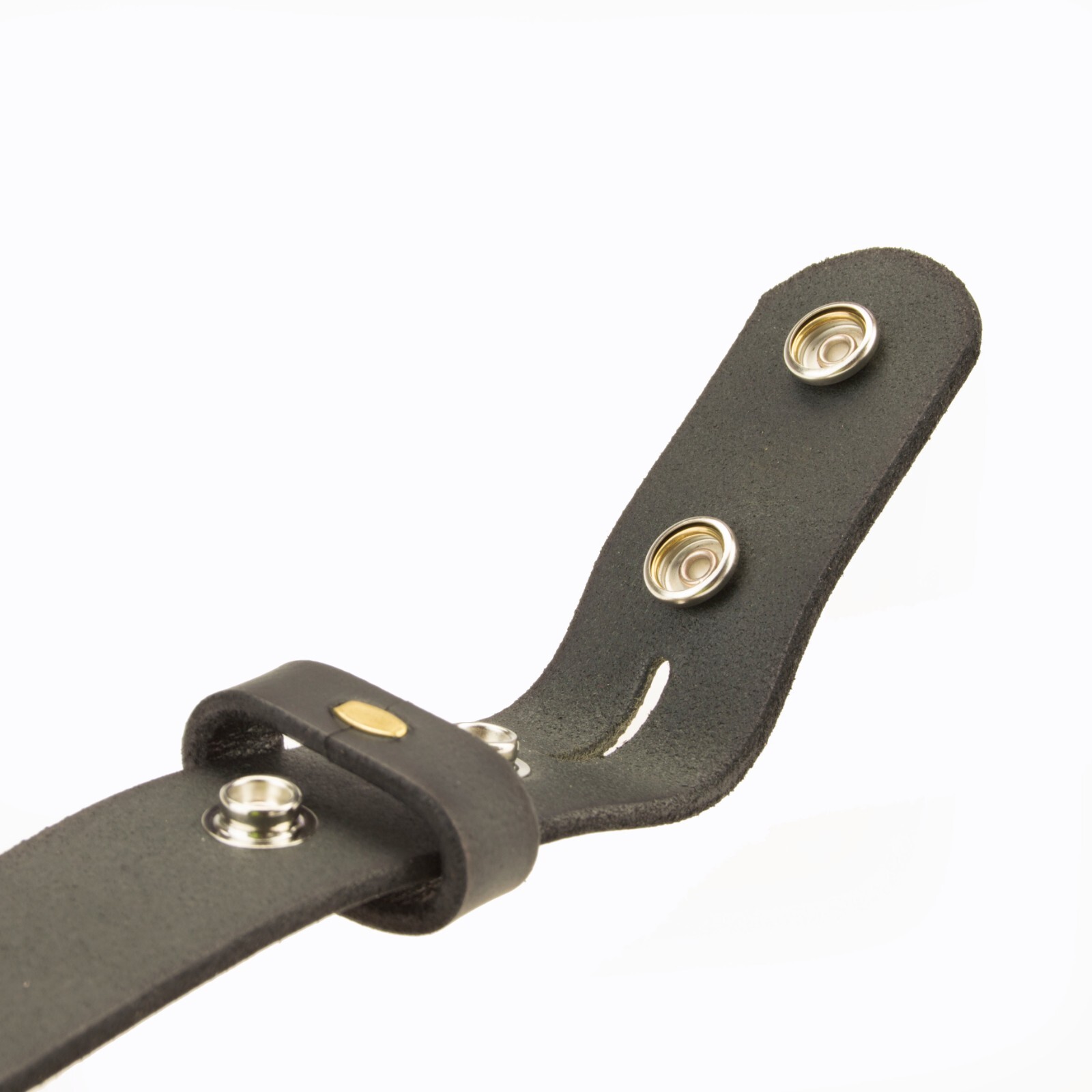 Buffalo Leather Casual Belt Strap_No Buckle_1-1/2″_Amish Handmade Black – Brown