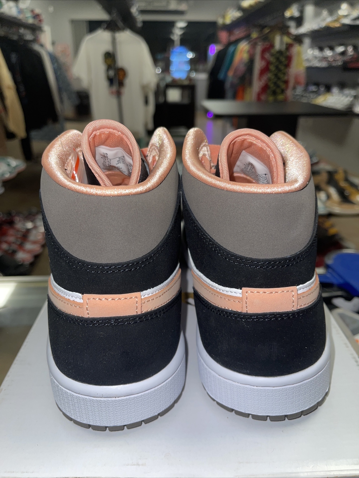 Size 10 – Jordan 1 Mid Black/Brown/Peach