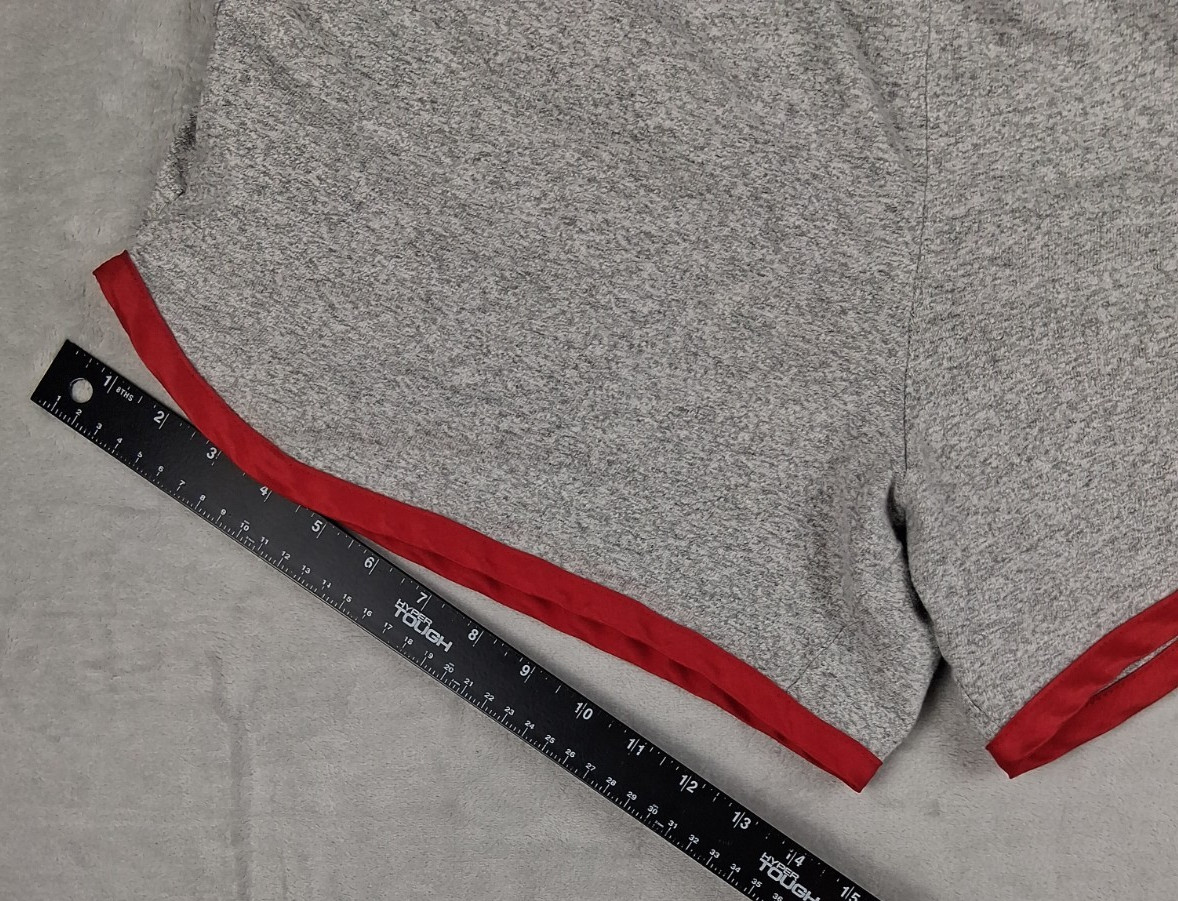 Chubbies Lounge Sweat Cotton Shorts Men L (28 inch Elastic Waist) Gray Made USA