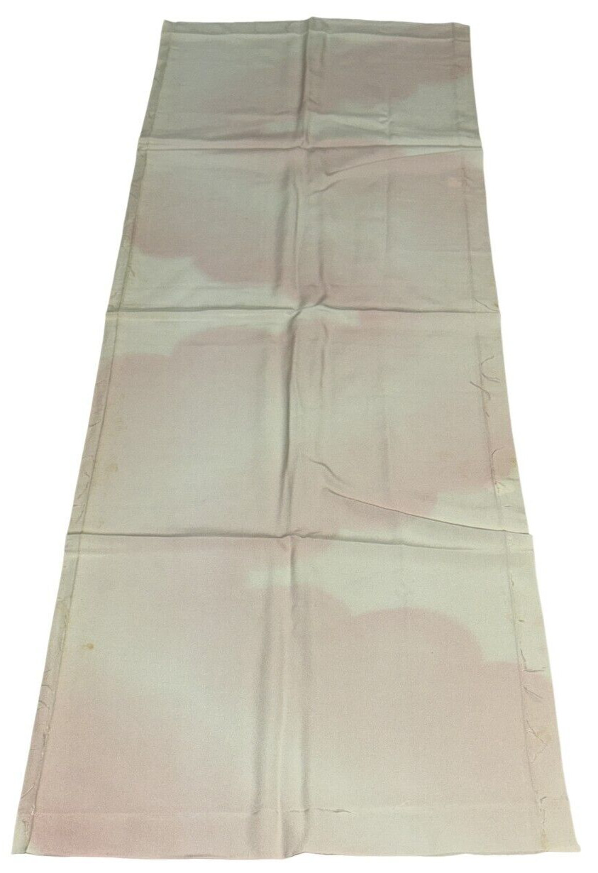 Japanese Vintage Kimono Fabric cloth Boro silk pink tradition Dirt 40.5×13.7in