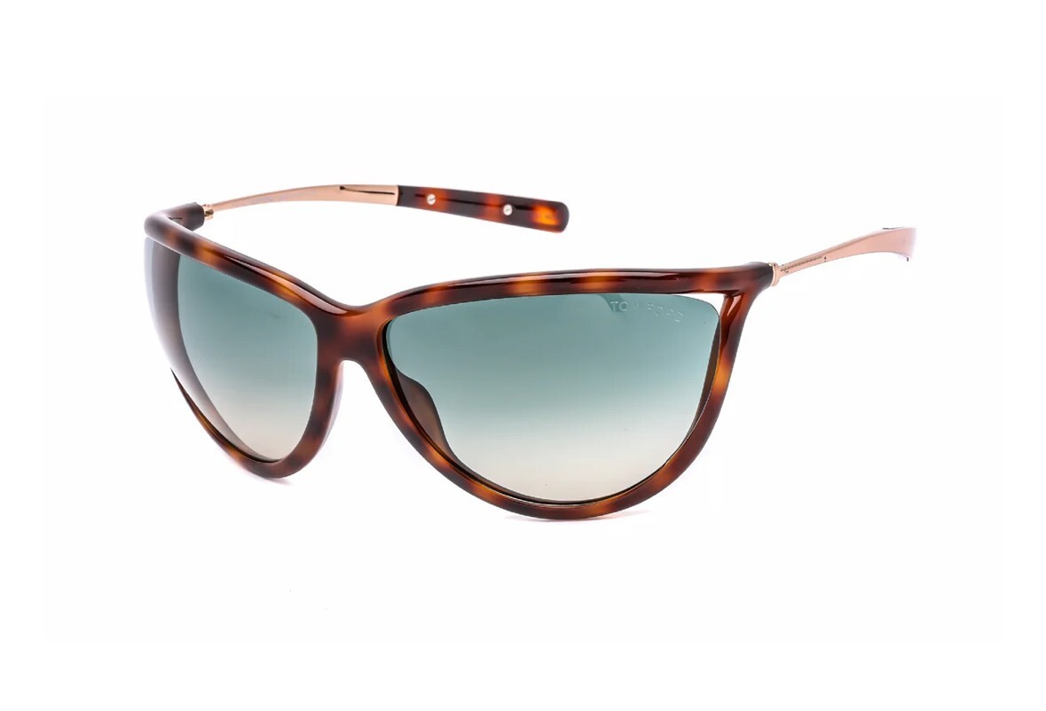 NEW TOM FORD TAMMY TF 770 56W Havana/Blue Gradient Women Sunglasses 70-14-115mm