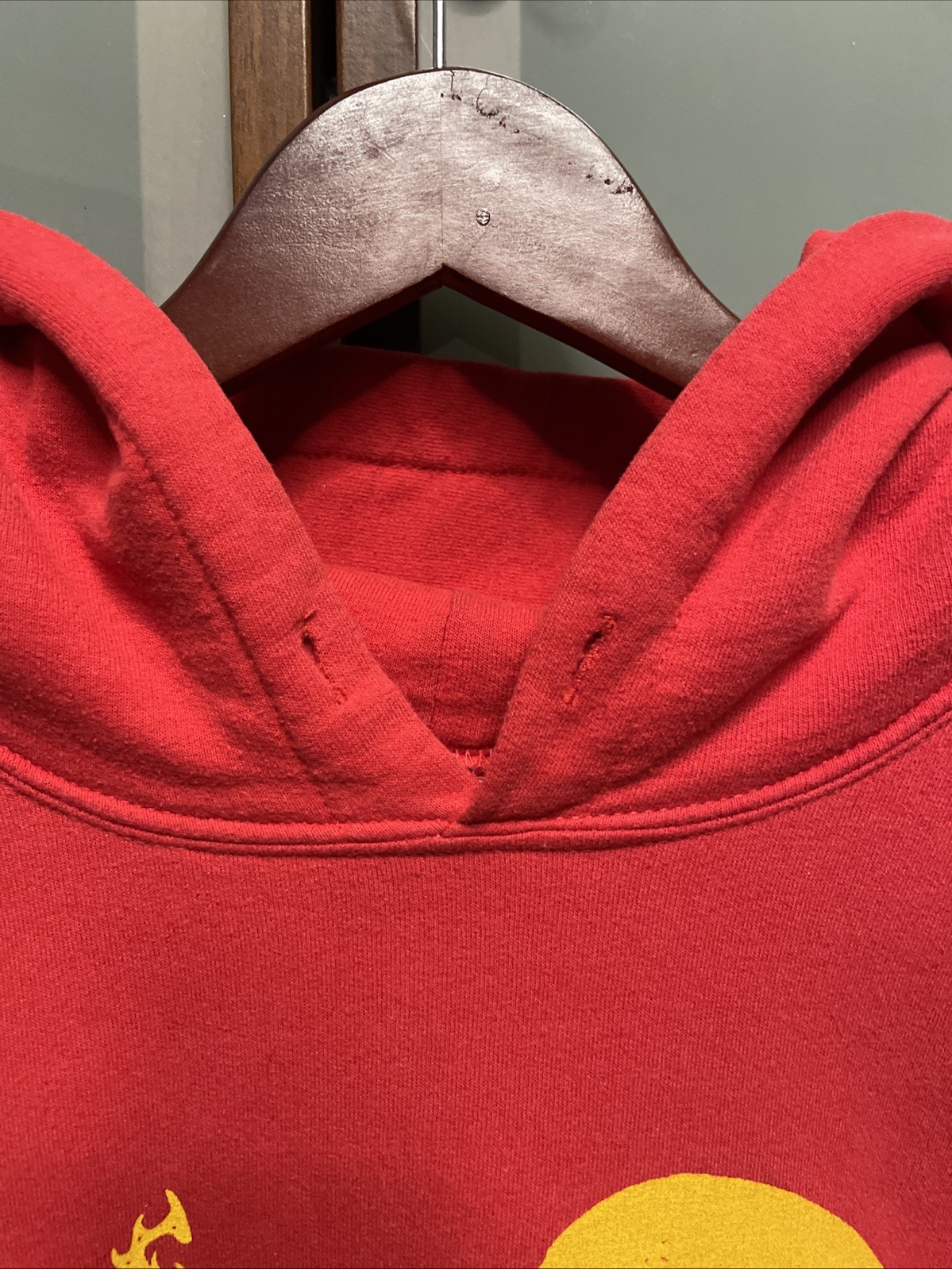 Fire Marshal Bill Vintage Y2K 90s XL Red Hoodie Jim Carrey In Living Color Humor