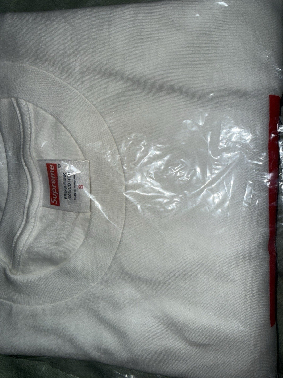 Supreme Arabic Box Logo Tee SS26 White Size Small