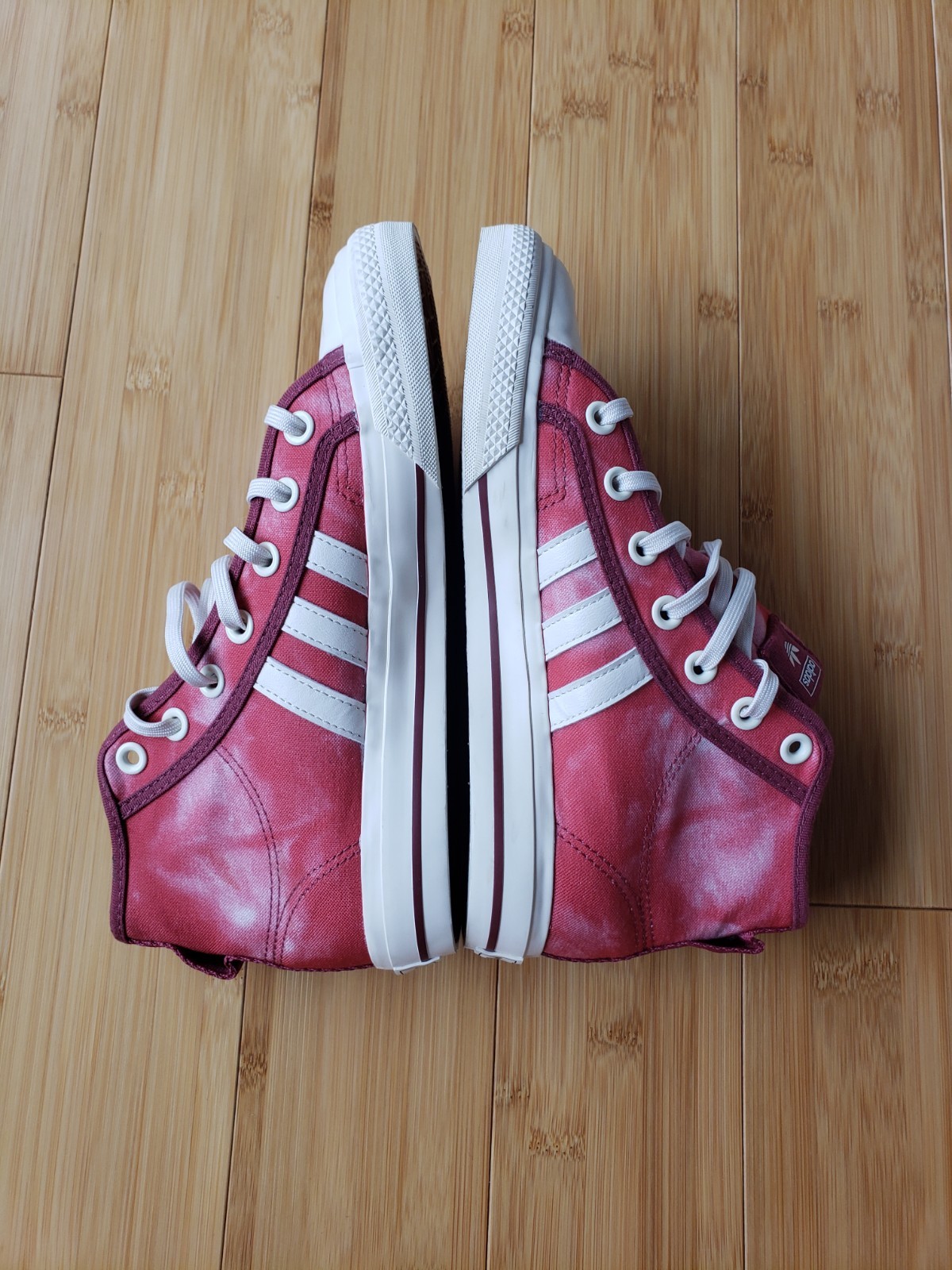 Adidas Originals Nizza Hi RF Bleached Crew Red/Wonder White GX4585 Mens 6 NWOB