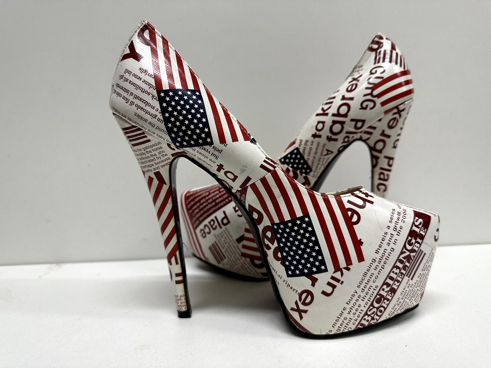 Rosette women size 10 Elle-26 hidden platform Stiletto heels man made materials