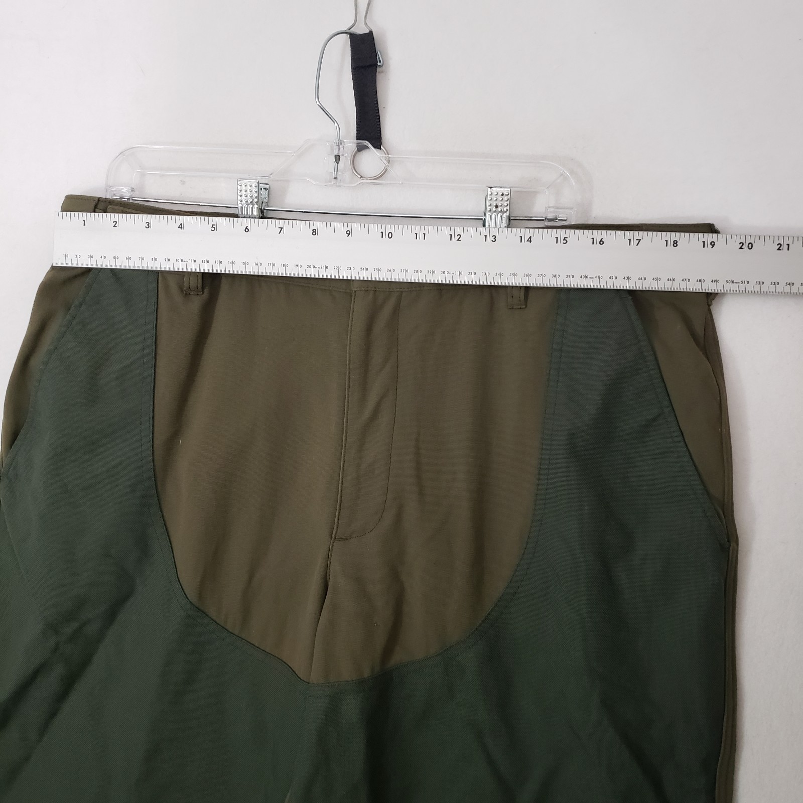 LL Bean Upland Briar Double Knee Brush Pants Men’s 38×31 Olive Green Nylon