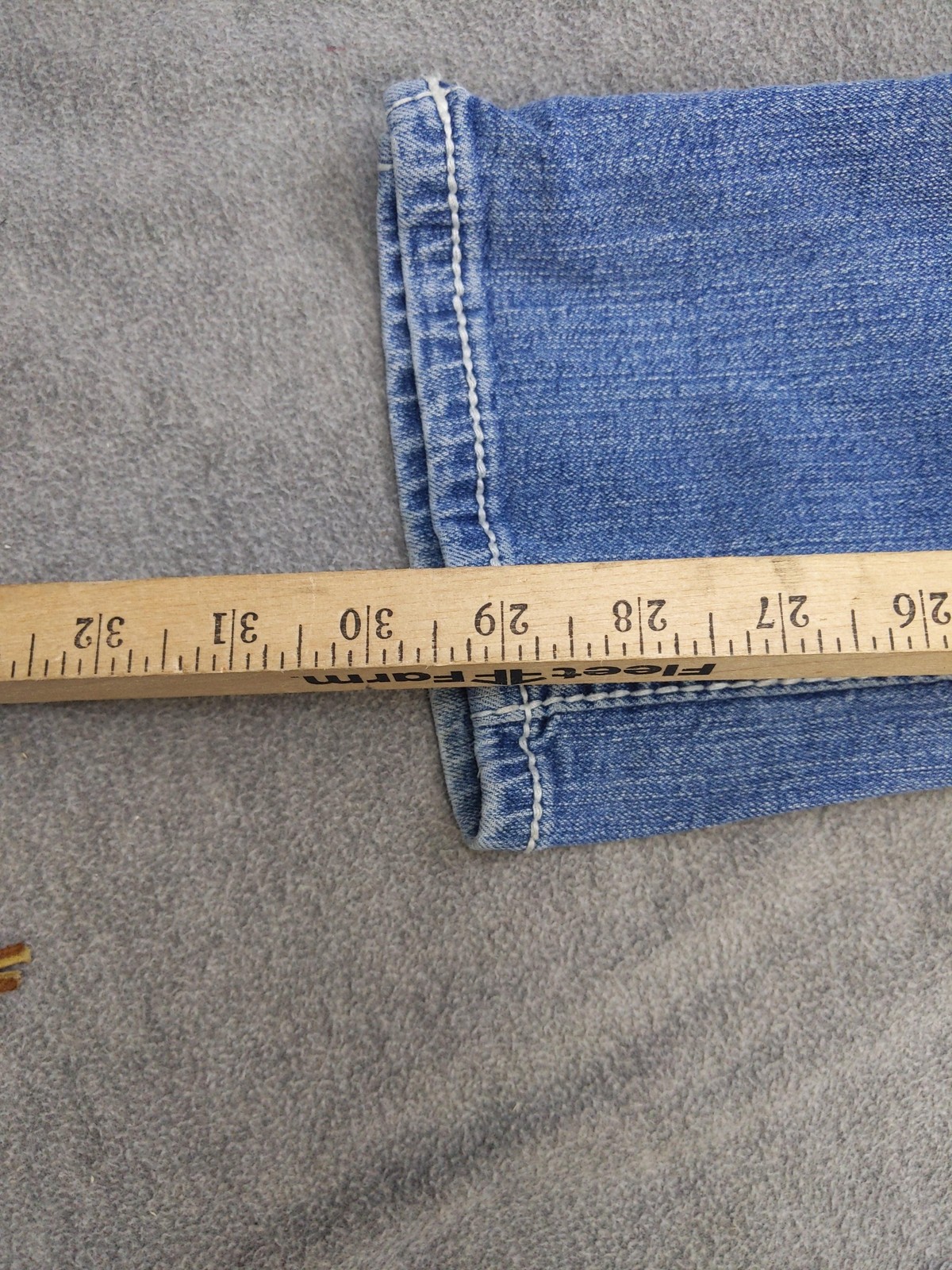 Amethyst Jeans Juniors 9 Blue Low Rise Bootcut Distressed Embroidered Denim