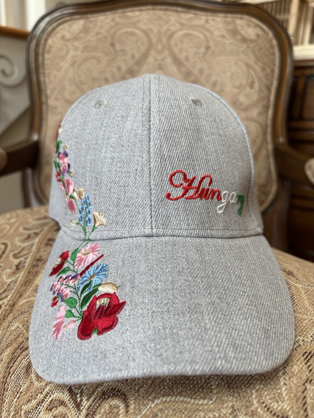 🇭🇺Hungary🇭🇺Baseball Cap Floral Embroidery