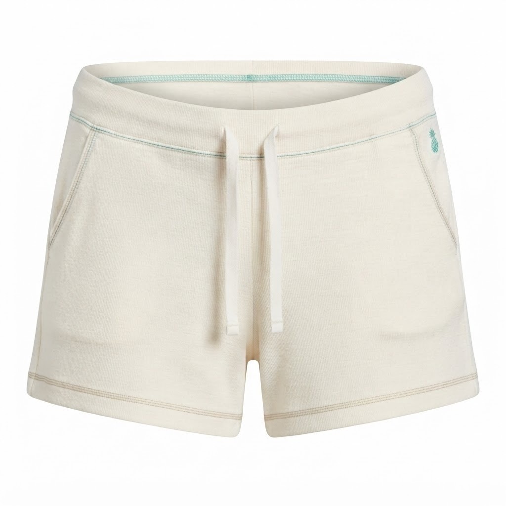 Tommy Bahama Womens Medium Cream 2 Piece Lounge Set Sweatshirt Shorts – CJ