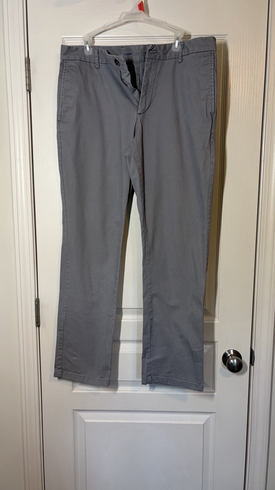 Old Navy Bundle Built-In Flex Men’s Beige Twill Chino Khaki Pants Straight 33