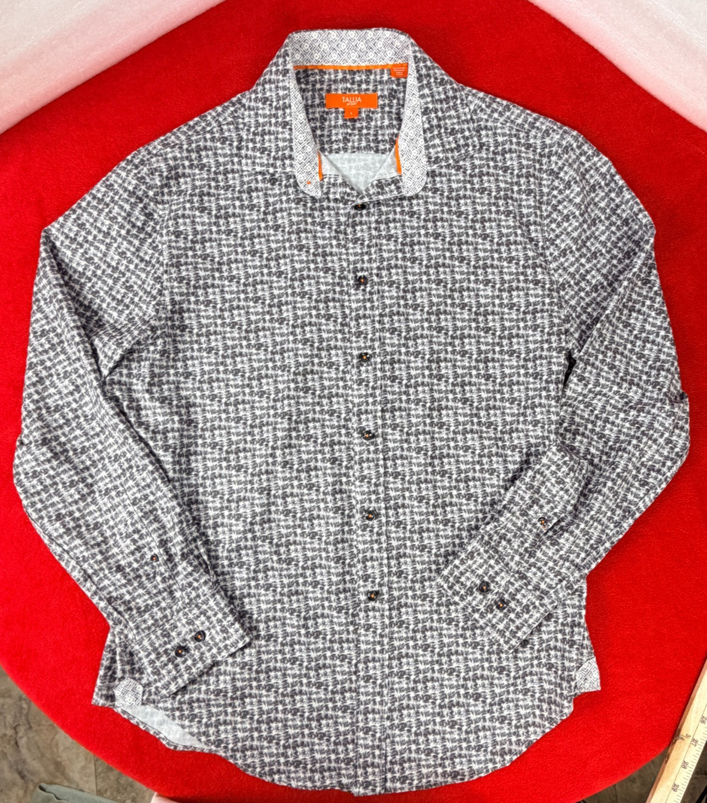 Tallia Sport Mens Button-up Shirt Size Lg