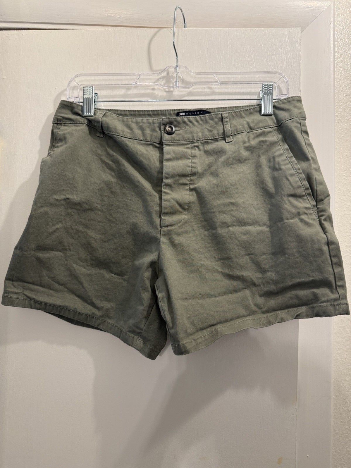 5 Pairs ASOS Men’s 32” 4.5” Inseam Shorts Bundle Blue/Gray/Beige/Green/Denim