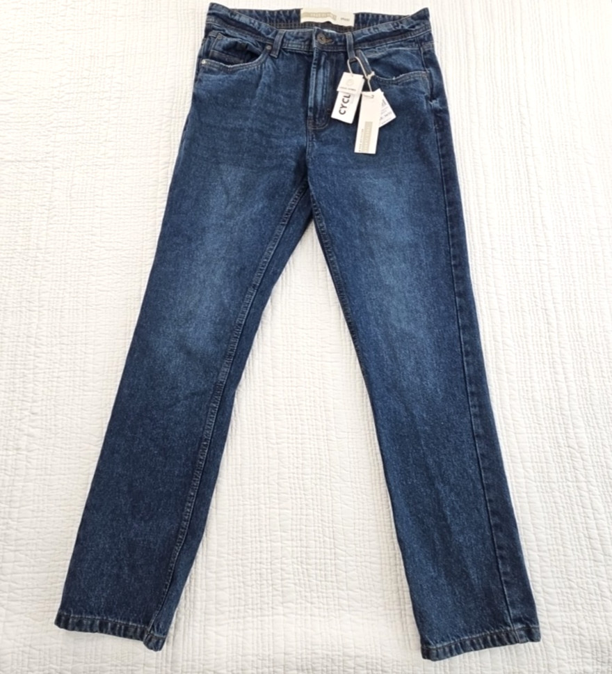 Free Planet Men’s Jeans 34×32 Casual Tapered Stretch Sustainable Denim Pants NWT