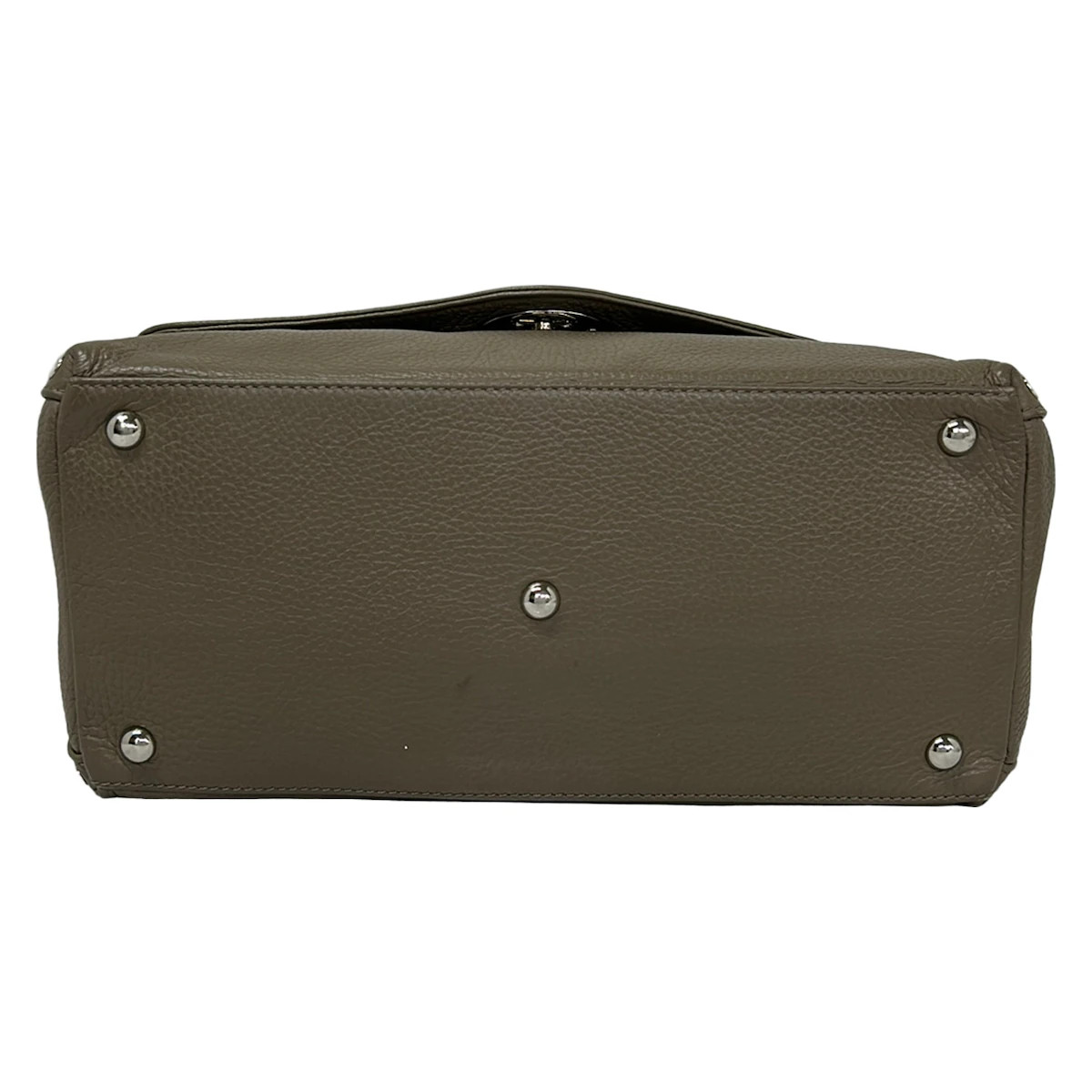 ZANELLATO Postina S Gray Beige Leather Handbag